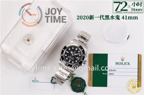 Rolex Submariner 126610LN VSF 1:1 Best Edition SS 41mm Ceramic Bezel SS Bracelet VS3235