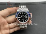 Rolex GMT Master II  126719BLRO Clean 1:1 Best Edition SS 40mm Red/Blue Ceramic Bezel SS Bracelet VR3186