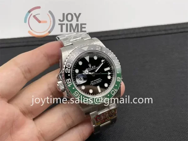 Rolex GMT Master II  126720VTNR Clean 1:1 Best Edition SS 40mm Green/Black Ceramic Bezel SS Bracelet VR3186