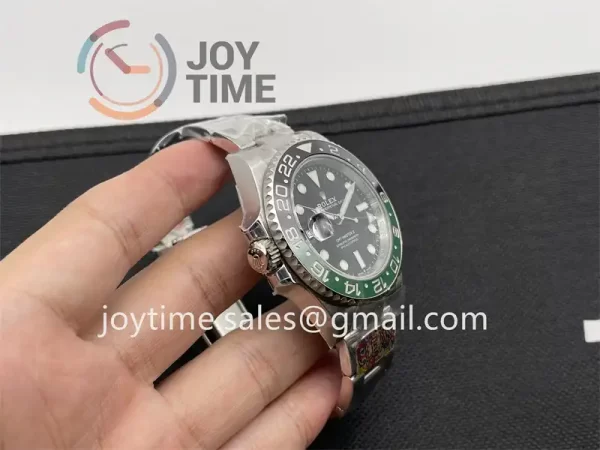 Rolex GMT Master II  126720VTNR Clean 1:1 Best Edition SS 40mm Green/Black Ceramic Bezel SS Bracelet VR3186