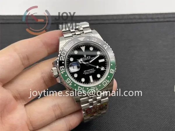 Rolex GMT Master II  126720VTNR Clean 1:1 Best Edition SS 40mm Green/Black Ceramic Bezel SS Bracelet VR3186