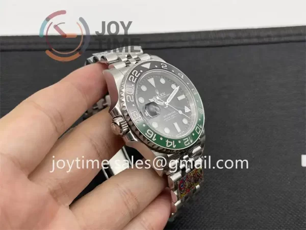 Rolex GMT Master II  126720VTNR Clean 1:1 Best Edition SS 40mm Green/Black Ceramic Bezel SS Bracelet VR3186