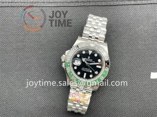 Rolex GMT Master II  126720VTNR Clean 1:1 Best Edition SS 40mm Green/Black Ceramic Bezel SS Bracelet VR3186