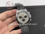 Rolex Daytona 116519 BTF 1:1 Best Edition SS 40mm Ceramic Bezel Rubber Strap A4130