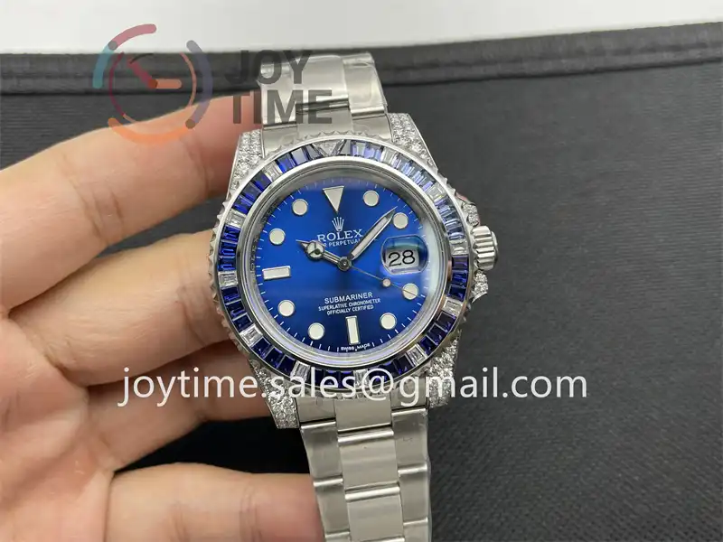 Rolex Submariner Customized Modification VSF Best Edition SS/Diamond 40mm Diamond Bezel SS Bracelet VS3135