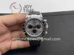 Rolex Daytona 116519 Clean 1:1 Best Edition SS 40mm Ceramic Bezel Rubber Strap A4130