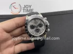 Rolex Daytona 116519 Clean 1:1 Best Edition SS 40mm Ceramic Bezel Rubber Strap A4130