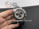 Rolex Daytona 116519 Clean 1:1 Best Edition SS 40mm Ceramic Bezel Rubber Strap A4130