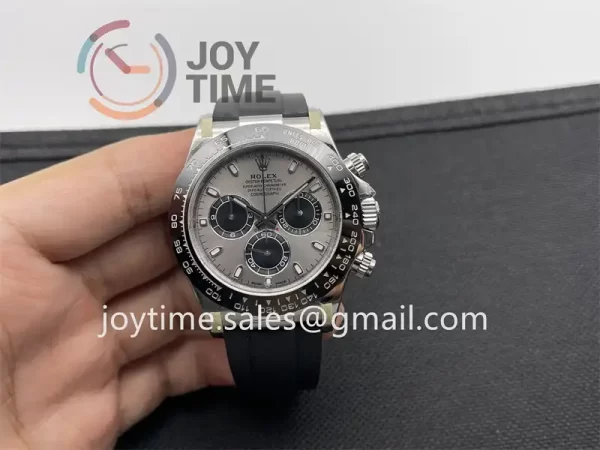 Rolex Daytona 116519 Clean 1:1 Best Edition SS 40mm Ceramic Bezel Rubber Strap A4130