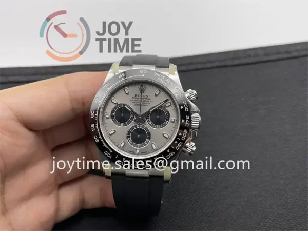 Rolex Daytona 116519 Clean 1:1 Best Edition SS 40mm Ceramic Bezel Rubber Strap A4130