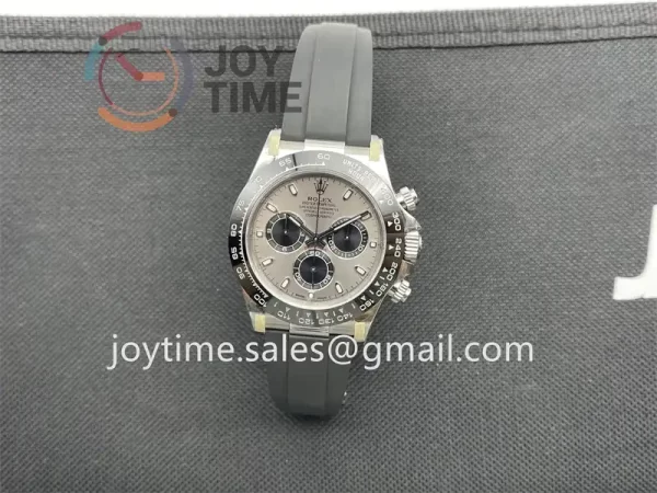 Rolex Daytona 116519 Clean 1:1 Best Edition SS 40mm Ceramic Bezel Rubber Strap A4130