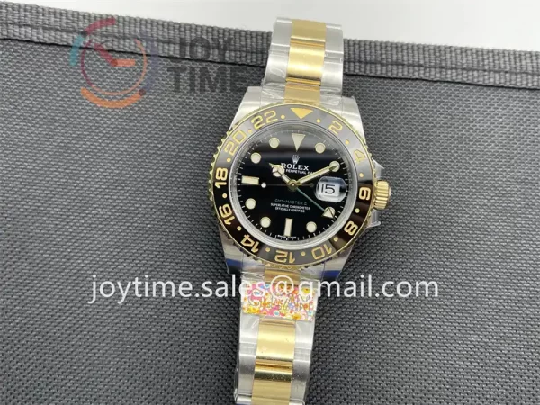 Rolex GMT Master II 116713LN Clean 1:1 Best Edition SS 40mm YG/Ceramic Bezel YG/SS Bracelet VR3186