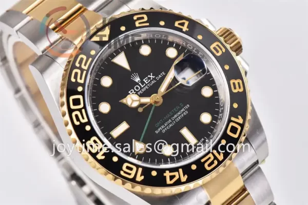 Rolex GMT Master II 116713LN Clean 1:1 Best Edition SS 40mm YG/Ceramic Bezel YG/SS Bracelet VR3186