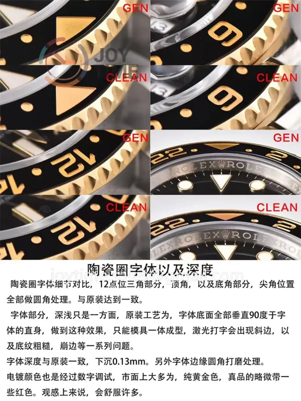 Rolex GMT Master II 116713LN Clean 1:1 Best Edition SS 40mm YG/Ceramic Bezel YG/SS Bracelet VR3186