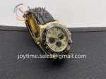 Rolex Daytona 116518 Clean 1:1 Best Edition YG 40mm Ceramic Bezel Rubber Strap A4130