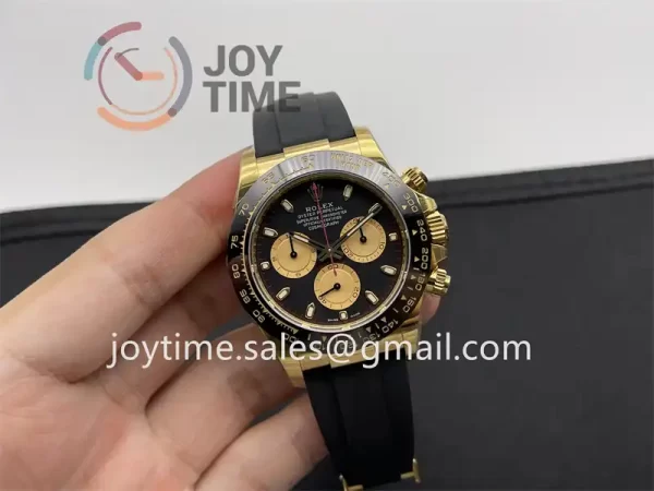 Rolex Daytona 116518 BTF 1:1 Best Edition YG 40mm Rubber Strap A4130