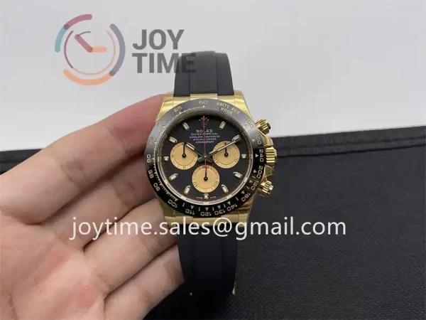 Rolex Daytona 116518 BTF 1:1 Best Edition YG 40mm Rubber Strap A4130