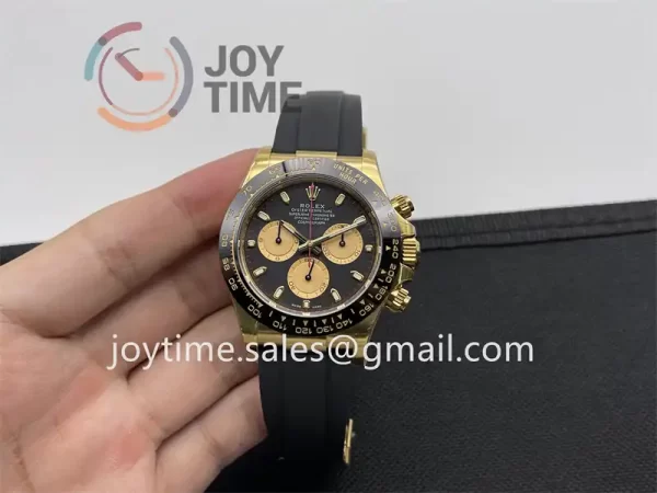 Rolex Daytona 116518 BTF 1:1 Best Edition YG 40mm Rubber Strap A4130