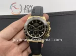 Rolex Daytona 116518 Clean 1:1 Best Edition YG 40mm Ceramic Bezel Rubber Strap A4130