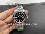 Rolex GMT Master II 126710BLRO C+F 1:1 Best Edition SS 40mm Red/Blue Ceramic Bezel SS Bracelet DD3285