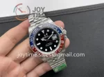 Rolex GMT Master II 126710BLRO C+F 1:1 Best Edition SS 40mm Red/Blue Ceramic Bezel SS Bracelet DD3285