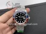 Rolex GMT Master II 126710BLRO C+F 1:1 Best Edition SS 40mm Red/Blue Ceramic Bezel SS Bracelet DD3285