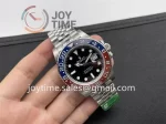 Rolex GMT Master II 126710BLRO C+F 1:1 Best Edition SS 40mm Red/Blue Ceramic Bezel SS Bracelet DD3285