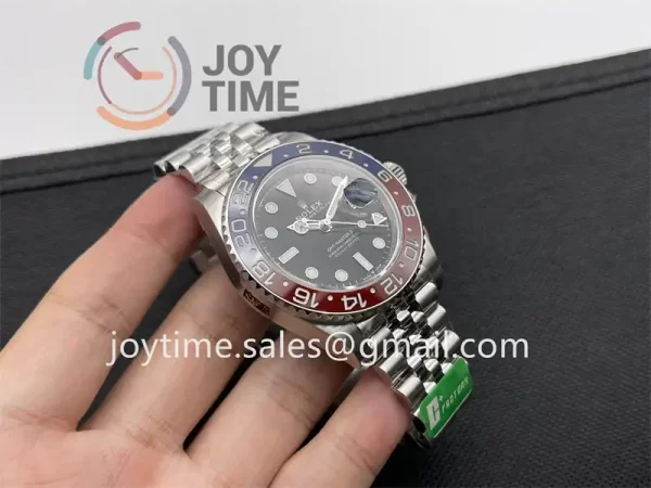 Rolex GMT Master II 126710BLRO C+F 1:1 Best Edition SS 40mm Red/Blue Ceramic Bezel SS Bracelet DD3285