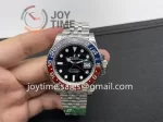 Rolex GMT Master II 126710BLRO C+F 1:1 Best Edition SS 40mm Red/Blue Ceramic Bezel SS Bracelet DD3285