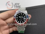 Rolex GMT Master II 126710BLRO C+F 1:1 Best Edition SS 40mm Red/Blue Ceramic Bezel SS Bracelet DD3285