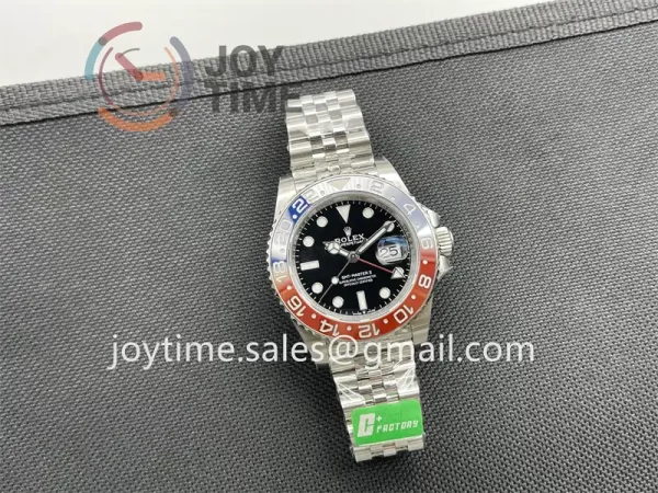 Rolex GMT Master II 126710BLRO C+F 1:1 Best Edition SS 40mm Red/Blue Ceramic Bezel SS Bracelet DD3285