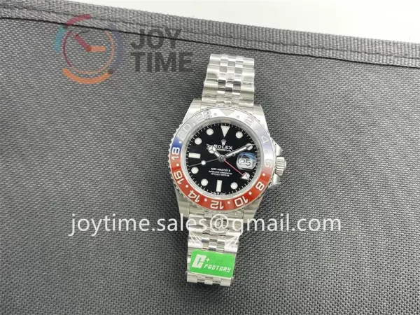 Rolex GMT Master II 126710BLRO C+F 1:1 Best Edition SS 40mm Red/Blue Ceramic Bezel SS Bracelet DD3285