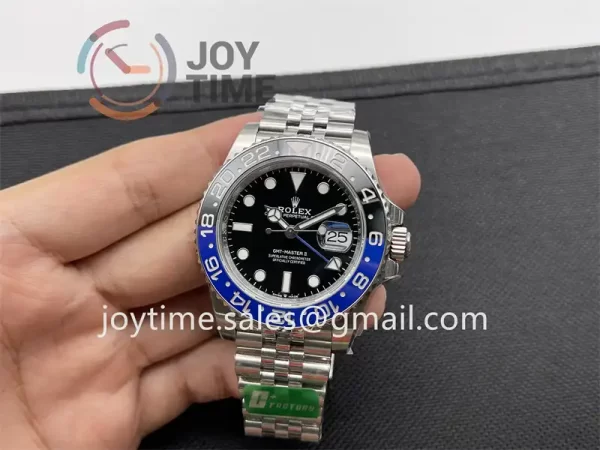 Rolex GMT Master II 126710BLNR C+F 1:1 Best Edition SS 40mm Black/Blue Ceramic Bezel SS Bracelet DD3285