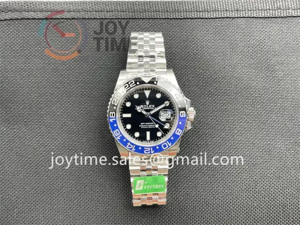 Rolex GMT Master II 126710BLNR C+F 1:1 Best Edition SS 40mm Black/Blue Ceramic Bezel SS Bracelet DD3285