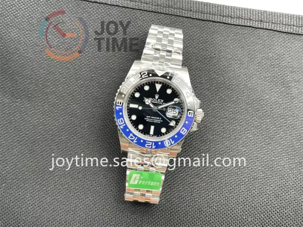 Rolex GMT Master II 126710BLNR C+F 1:1 Best Edition SS 40mm Black/Blue Ceramic Bezel SS Bracelet DD3285