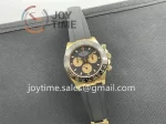 Rolex Daytona 116518 Clean 1:1 Best Edition YG 40mm Ceramic Bezel Rubber Strap A4130