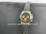 Rolex Daytona 116518 Clean 1:1 Best Edition YG 40mm Ceramic Bezel Rubber Strap A4130