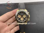 Rolex Daytona 116518 Clean 1:1 Best Edition YG 40mm Ceramic Bezel Rubber Strap A4130