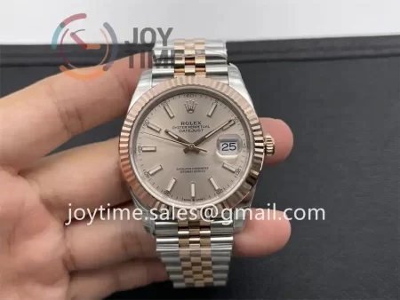 Rolex DateJust VSF 1:1 Best Edition SS 41mm RG Bezel SS/RG Bracelet VS3235