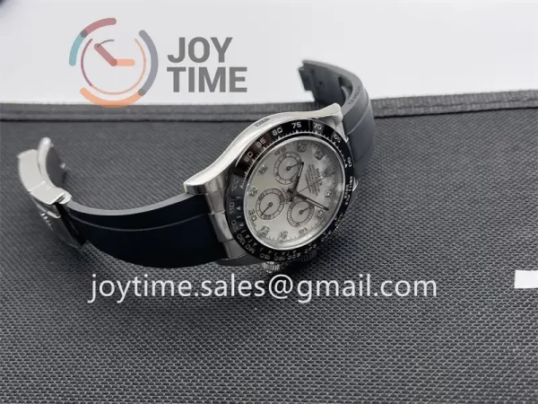 Rolex Daytona 116519 Clean 1:1 Best Edition SS 40mm Ceramic Bezel Rubber Strap A4130