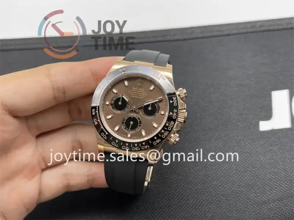 Rolex Daytona 116515 BTF 1:1 Best Edition RG 40mm Ceramic Bezel Rubber Strap A4130