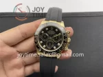 Rolex Daytona 116518 Clean 1:1 Best Edition YG 40mm Ceramic Bezel Rubber Strap A4130