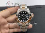 Rolex GMT Master II 126711CHNR Clean 1:1 Best Edition SS 40mm Black/Brown Ceramic Bezel RG/SS Bracelet VR3186