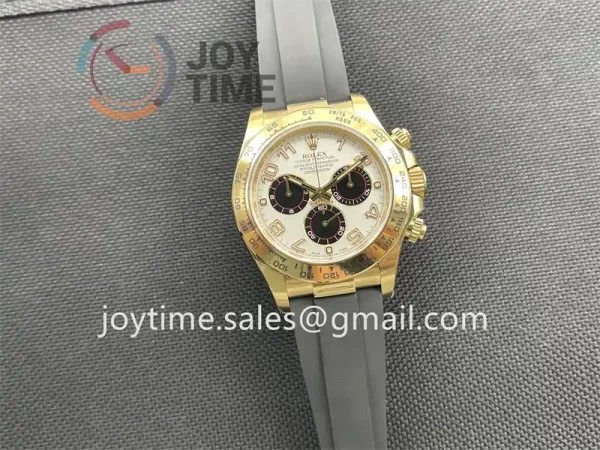 Rolex Daytona 116509 Clean 1:1 Best Edition YG 40mm Rubber Strap A4130