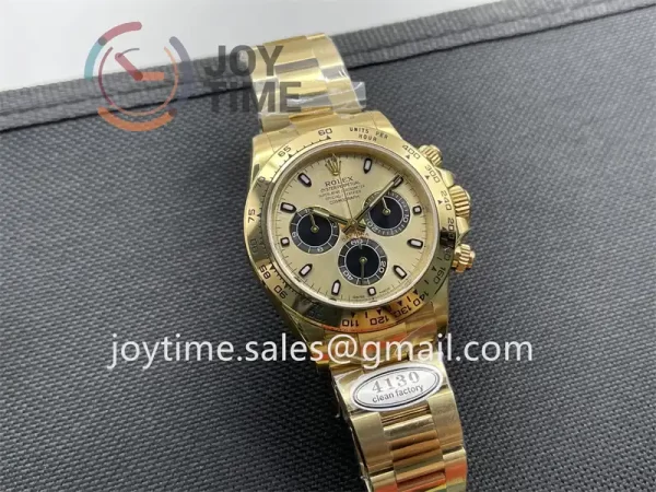 Rolex Daytona 116508 Clean 1:1 Best Edition YG 40mm YG Bracelet A4130