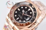 Rolex GMT Master II 126715CHNR Clean 1:1 Best Edition RG 40mm Black/Brown Ceramic Bezel RG Bracelet VR3186