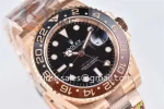 Rolex GMT Master II 126715CHNR Clean 1:1 Best Edition RG 40mm Black/Brown Ceramic Bezel RG Bracelet VR3186