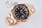 Rolex GMT Master II 126715CHNR Clean 1:1 Best Edition RG 40mm Black/Brown Ceramic Bezel RG Bracelet VR3186