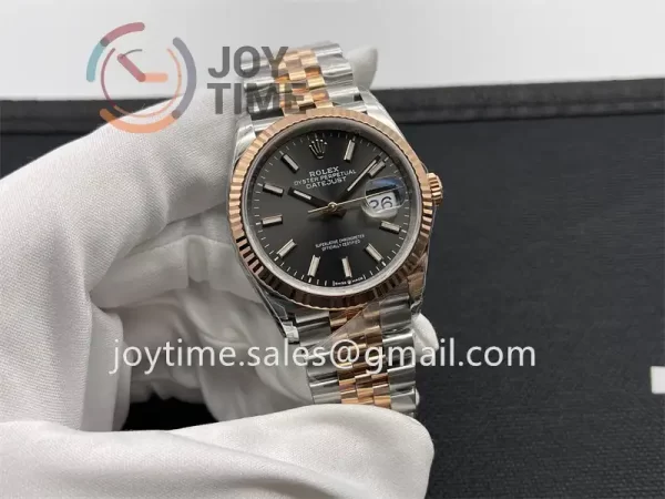 Rolex DateJust VSF 1:1 Best Edition SS 36mm RG Bezel SS/RG Bracelet VS3235