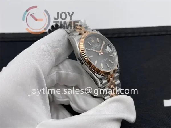 Rolex DateJust VSF 1:1 Best Edition SS 36mm RG Bezel SS/RG Bracelet VS3235